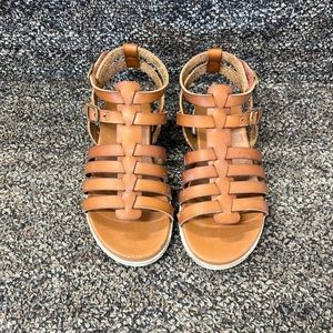 Girls gladiator sandals, size 11